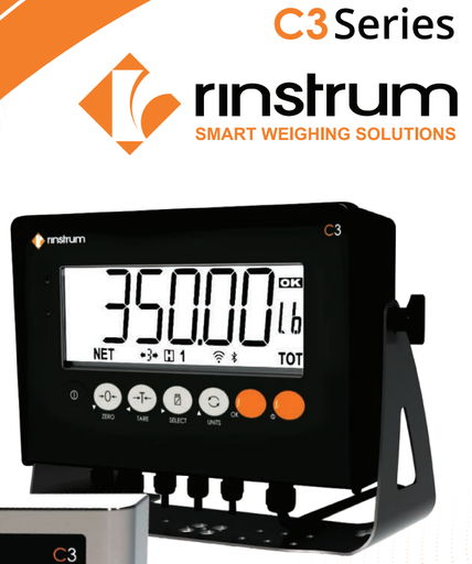 Rinstrum C350 Resin Alloy Indicator Complete Unit