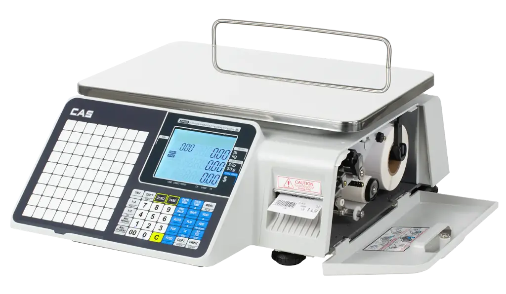 CAS CL3000 Operator Facing Printer Open