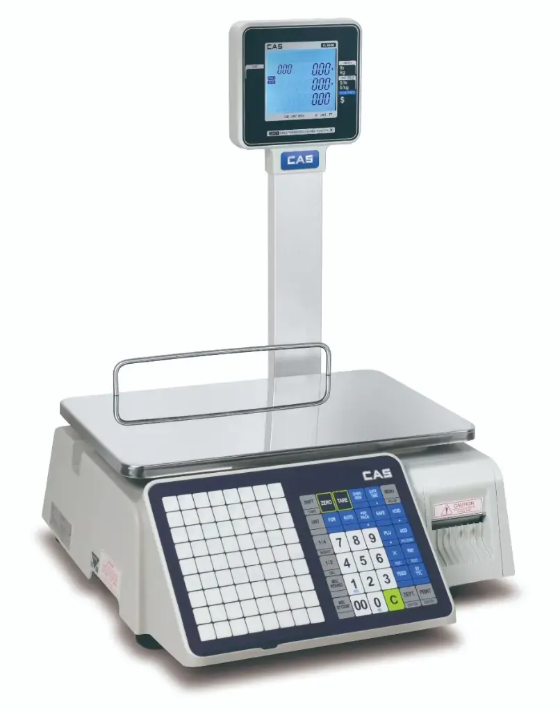 CAS CL3000 Label Printing Scale Pole Model