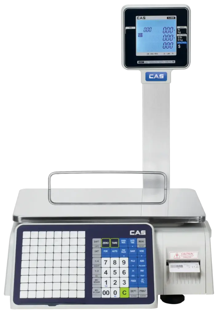 CAS CL3000 Label Printing Scale