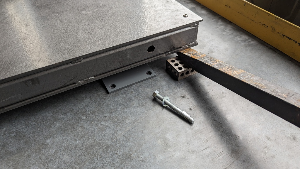 Floor Scale Levelling Foot Capture Plate | Anti-Sliding Protection