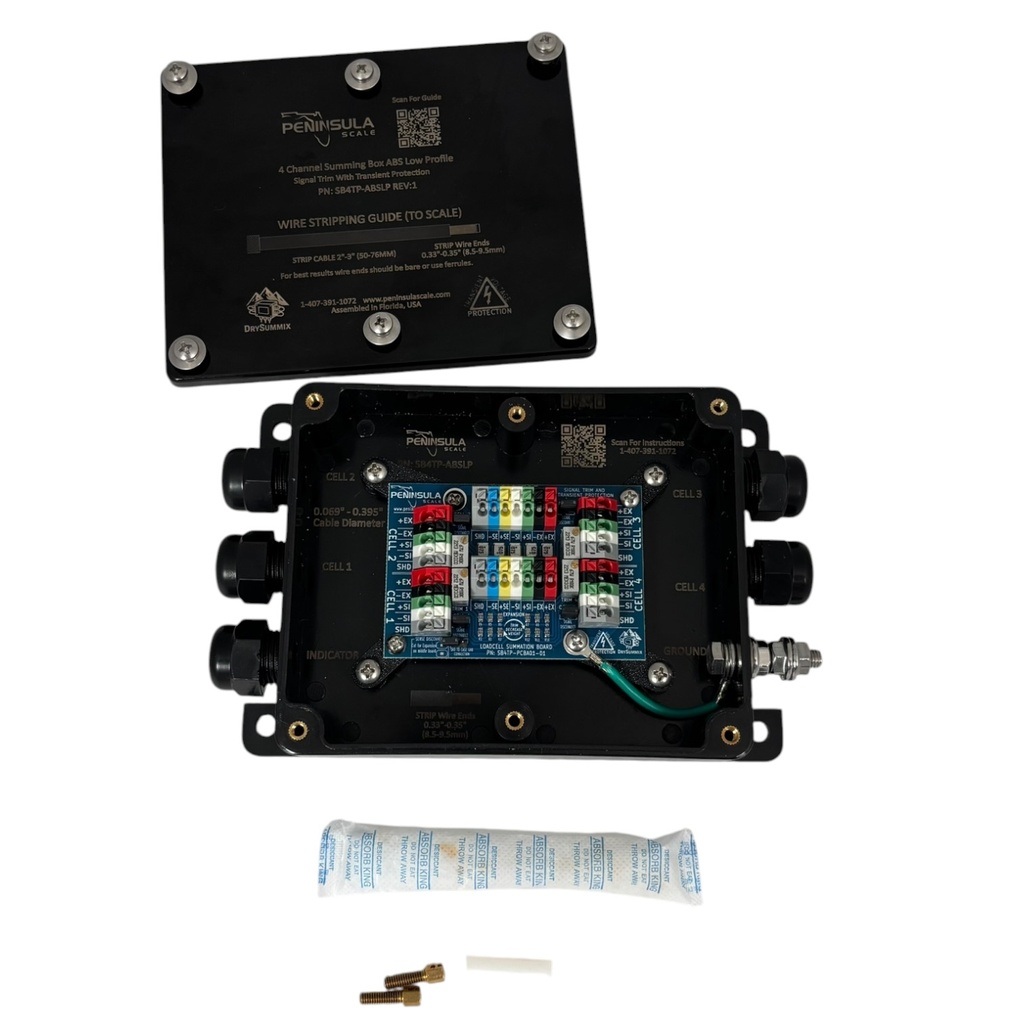 Sum Box (Jbox) 4 Ch Signal Trim Transient Protected