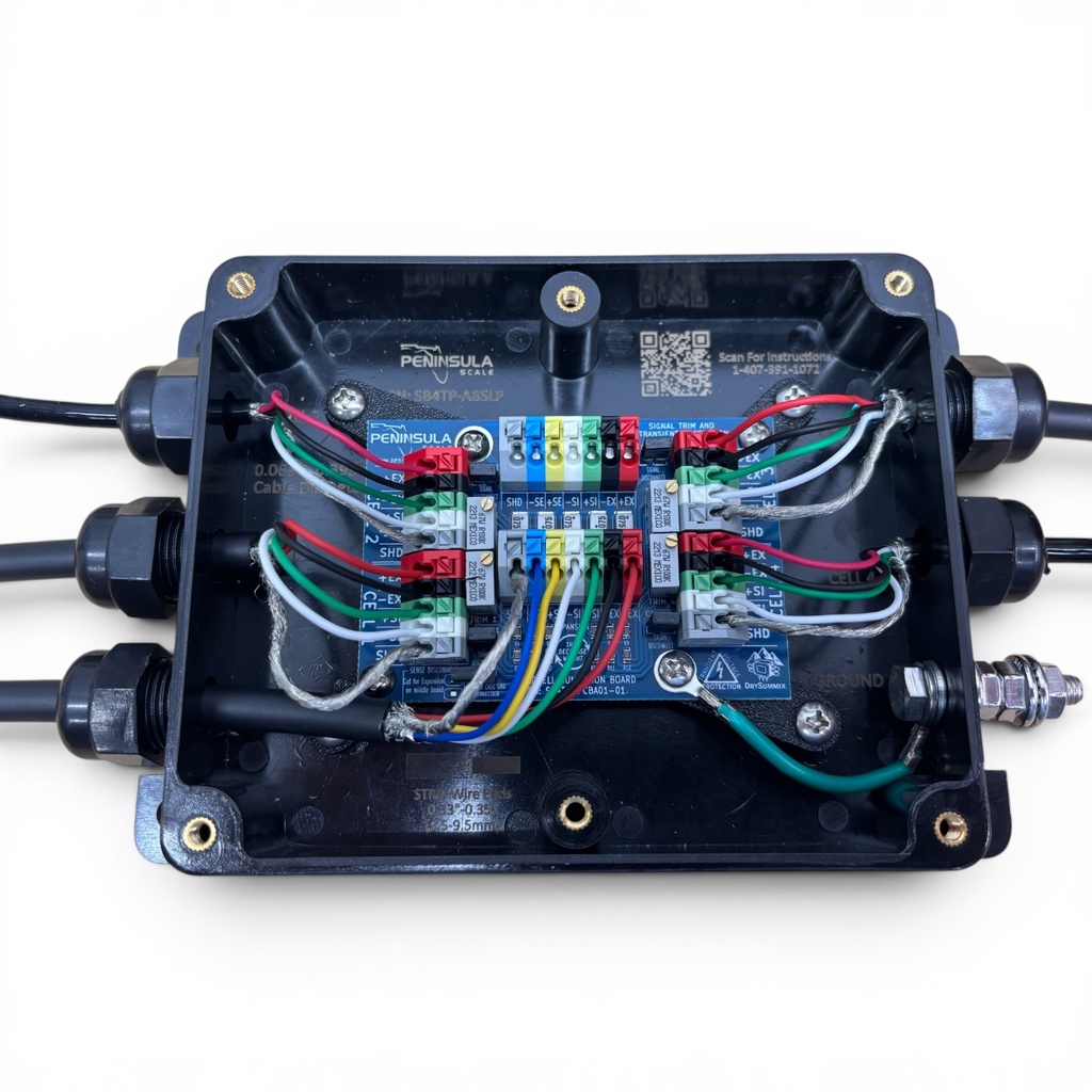 ABS Low Profile Junction Box - 4 Channel - Signal Trim with Transient Protection