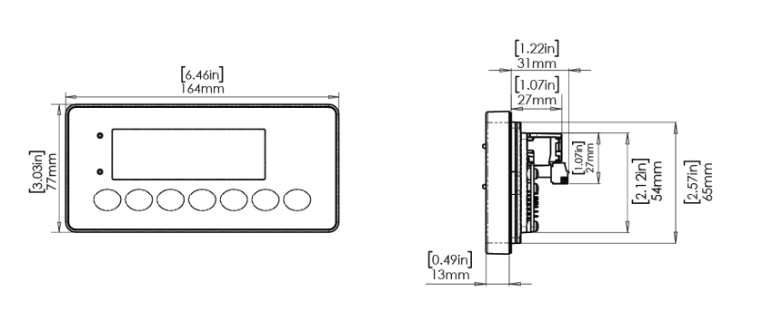 Rinstrum C320 indicator complete unit