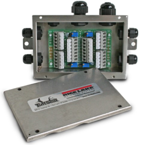 Rice Lake JB4SS | PG7 Cord Grips | 4 CH Sig Trim Junction Box "J-box"