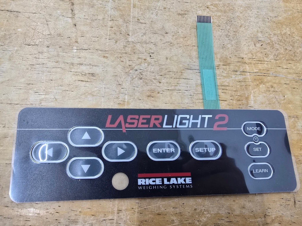 Rice Lake Keypad Overlay, Laserlight2