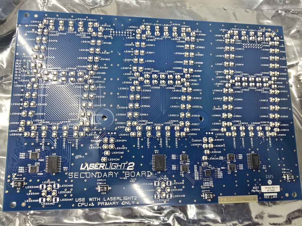 Rice Lake Laser Light 2 SECONDARY Display Circuit Board