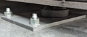 Rice Lake Floor Scale Levelling Foot Capture Plate | Set of 2 plates | Anti-Sliding Protection