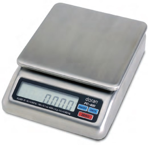 [2.2 lb by .0002] Doran PC-400 SS Bench Scale (PC400-2)