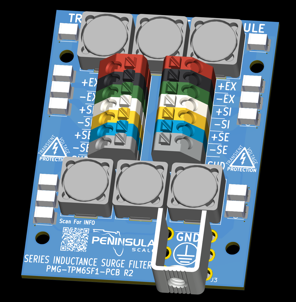 6 Conductor Transient Protection Circuit Board ONLY