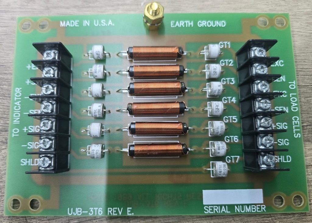 Rice Lake UJB3T6 - Transient Protection - CIRCUIT BOARD ONLY