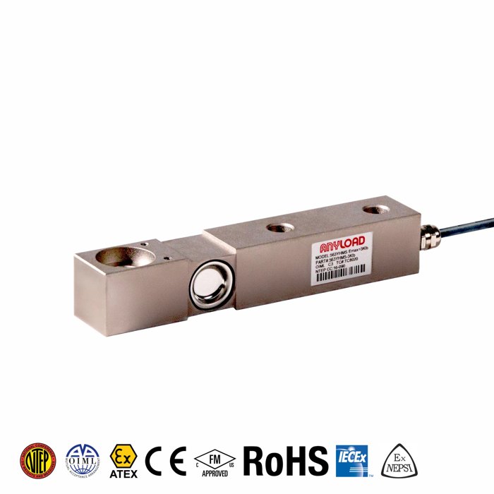 [ANY-563YHMS-3Klb] AnyLoad 563YHMS Single Ended Beam Load Cell (3Klb)