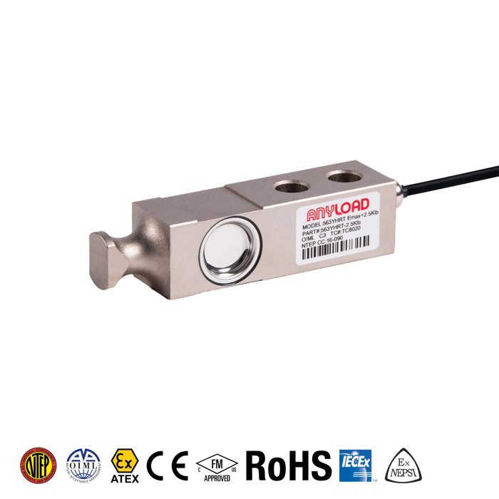 [ANY-563YHRT-1Klb] AnyLoad 563YHRT Single Ended Beam Load Cell (1Klb)