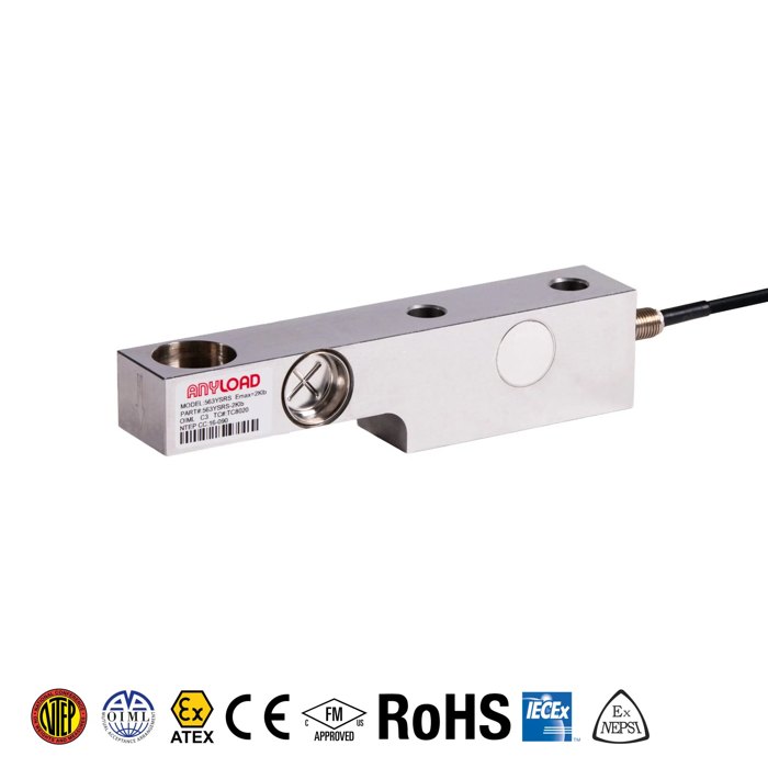 [ANY-563YSRS-1Klb] AnyLoad 563YSRS Single Ended Beam Load Cell (1Klb)