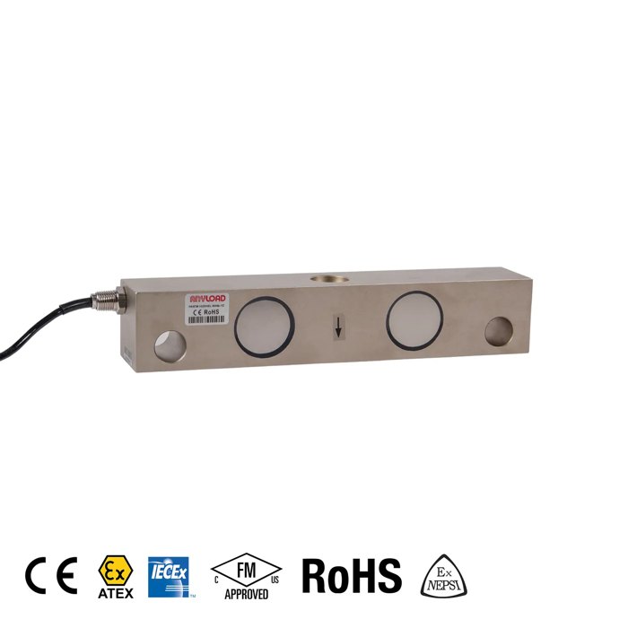 [ANY-102EHEL-50Klb] AnyLoad 102EHEL-50Klb — Double Ended Beam Load Cell