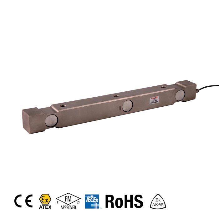 [ANY-102MHML-25Klb] AnyLoad 102MHML-25Klb — Double Ended Beam Load Cell