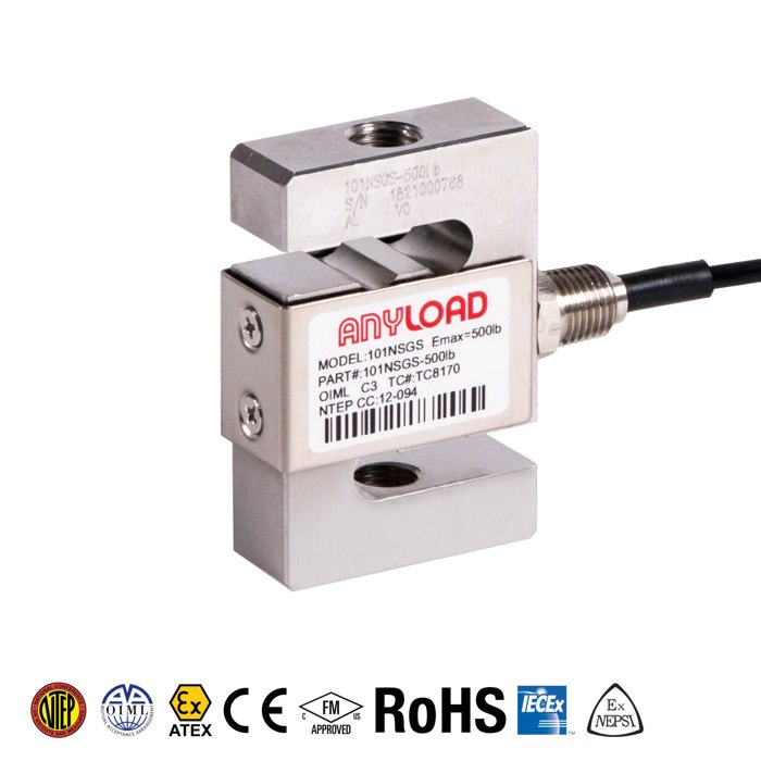 [ANY-101NSGS-50lb] AnyLoad 101NSGS S-Beam Load Cell (50LB)
