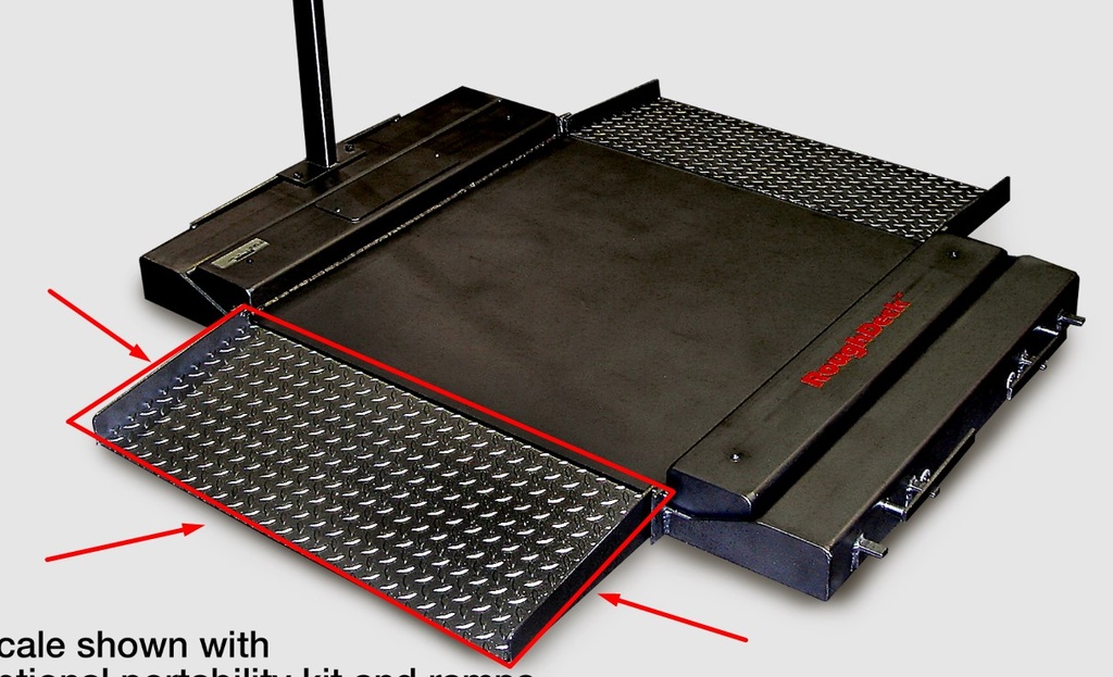 Rice Lake Rough Deck BDP HINGED Ramps Use with Portability Kit ONLY