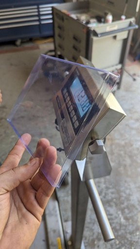 [TR-Cover] Clear Plastic Protective Cover - Locosc LP7510 / LP7510A / Triner 700 SSB MS / Weigh South WS-10