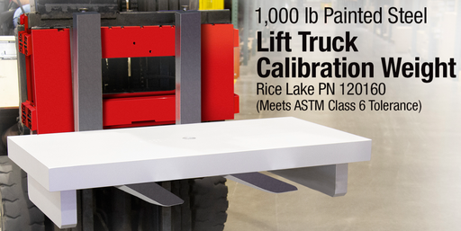 [RLWS-120160] 1,000lb ASTM Class 6 Cast Iron - Lift Truck/Forklift Scale Weight