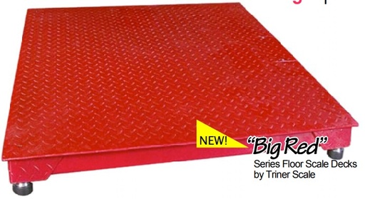 [PMG-TR-TSM5-44] Triner 4ft by 4ft | 5,000lb Capacity by 1lb | Floor Scale | SCALE BASE ONLY