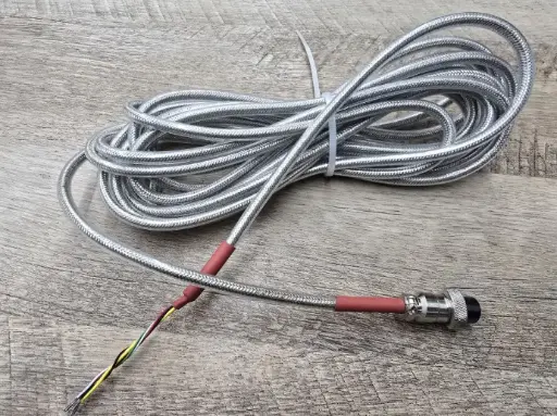 [PMG-TS-CBL013] Cable - Triner Scale - 5 Pin round to bare - 15 feet long - .250 Diameter